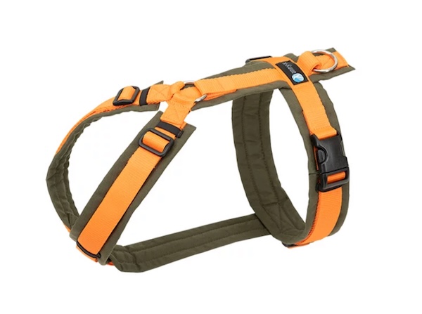 Anny-x Brustgeschirr Fun in Oliv/ Orange