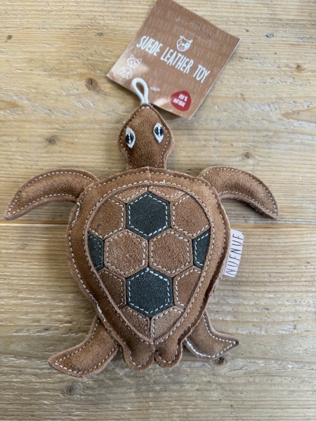 NufNuf - Lederpielzeug für Hunde Schildkröte