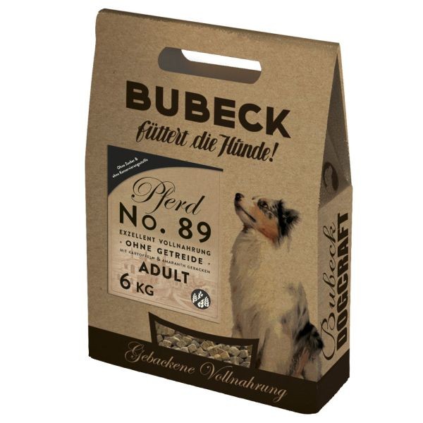 Bubeck - No. 89 Pferdefleisch - getreidefrei - Trockenfutter für den Hund
