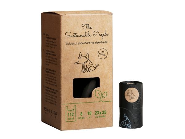 The Sustainable People - Hundekotbeutel (Poop Bag) biologisch abbaubar, mit Henkel