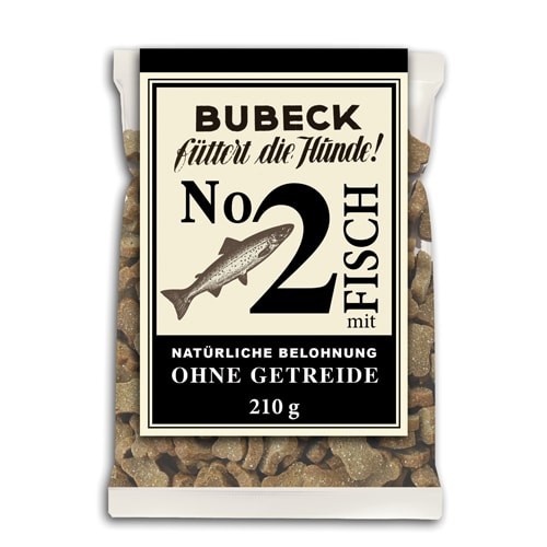 Bubeck - No. 2 mit Fisch - getreidefrei - Hundekuchen